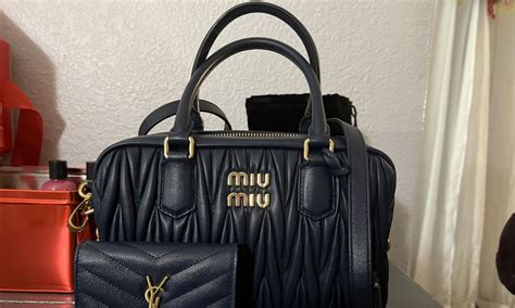 miu miu original vs fake|are miu miou bags genuine.